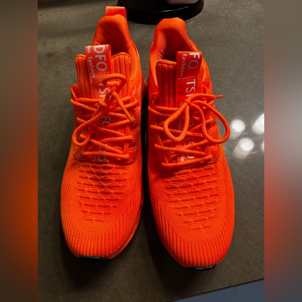 Vibrant Orange Athletic Sneakers NEW SIZE 41